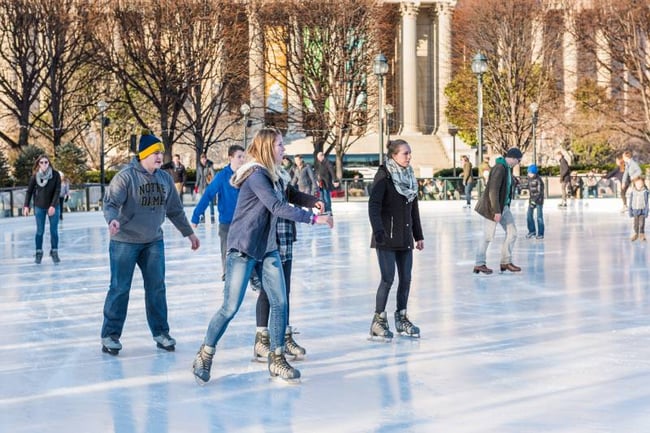 Ice skating in DC