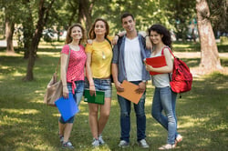 Happy Group of Students