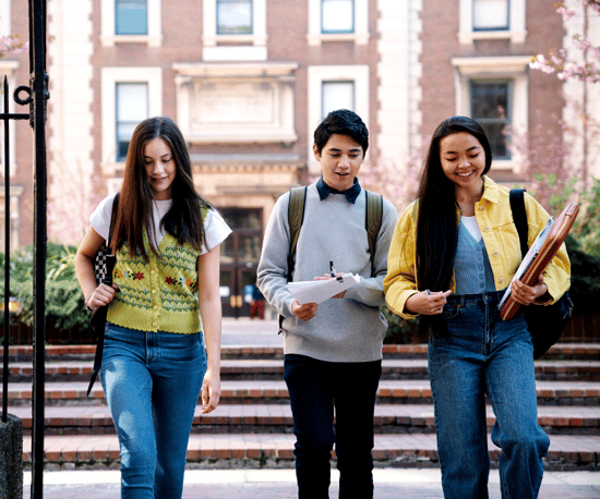 International students in Boston