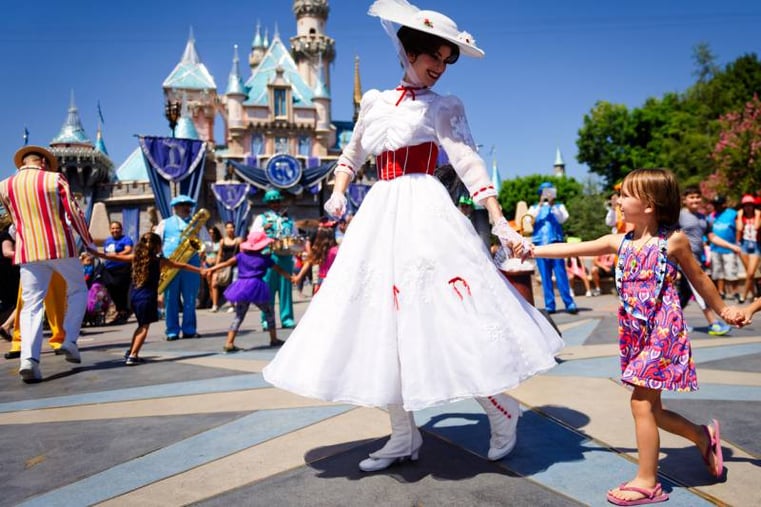 Mary Poppins at Disneyland