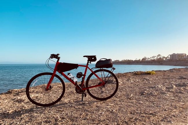 landscape in the Mesa area, santa barbara