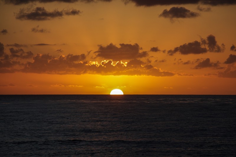 San Diego Sunset on Beach