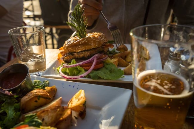 student meal in LA