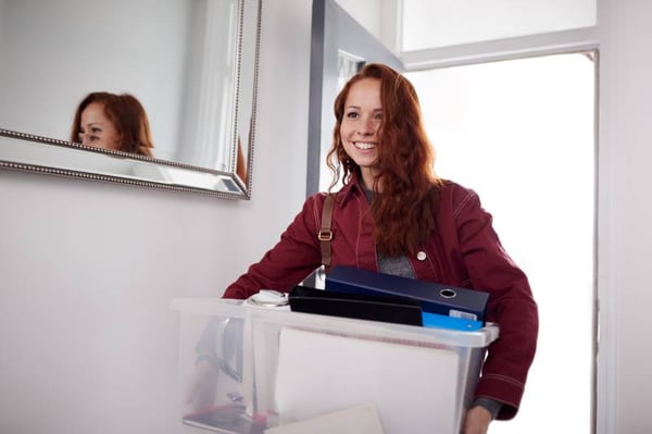 Student moving in to new room